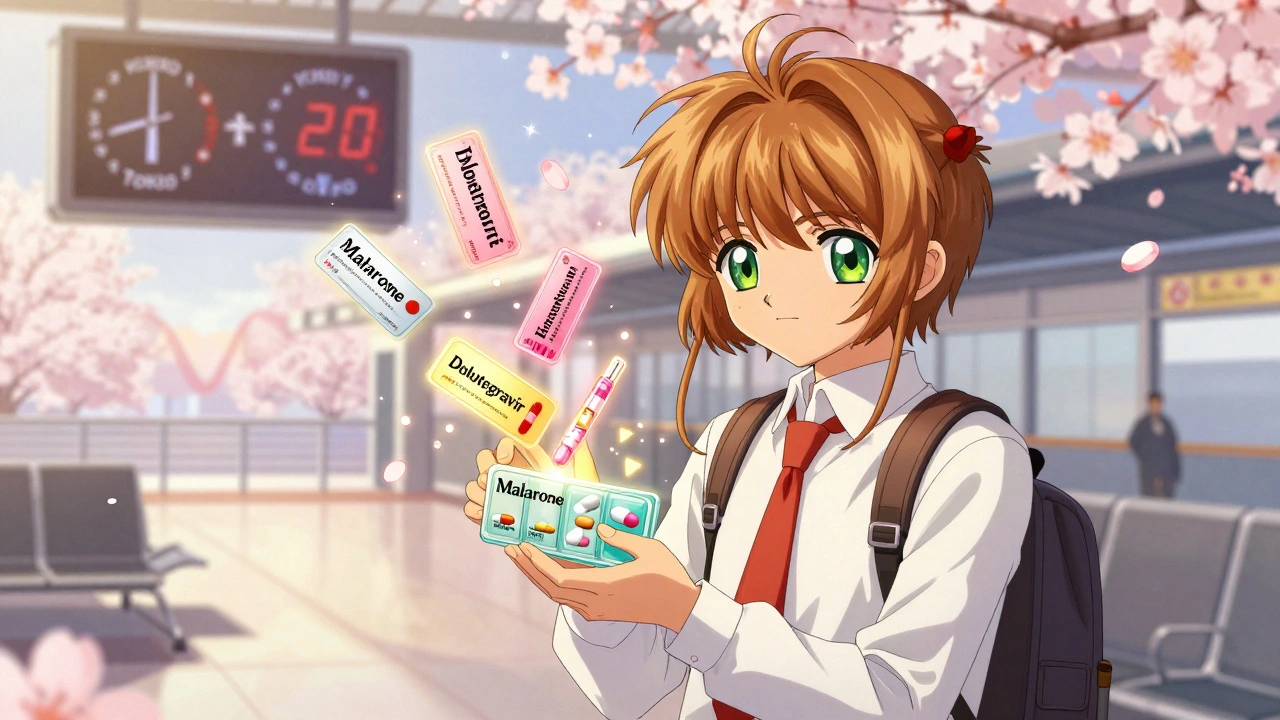 How to Time Antibiotics and Antimalarials Across Time Zones