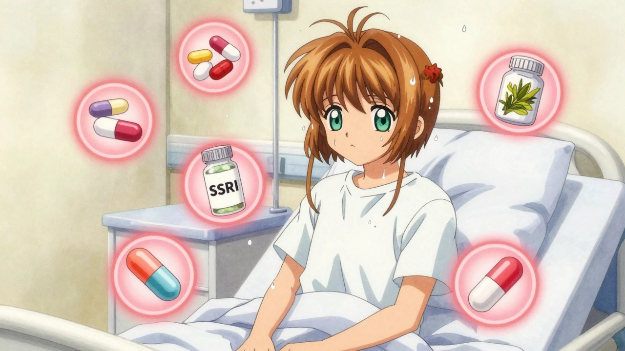 SSRI Antidepressants and Serotonin Syndrome Risk from Drug Interactions