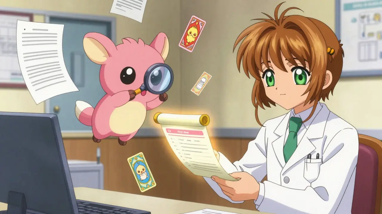 Doctor submits glowing request to cute insurance review mascot