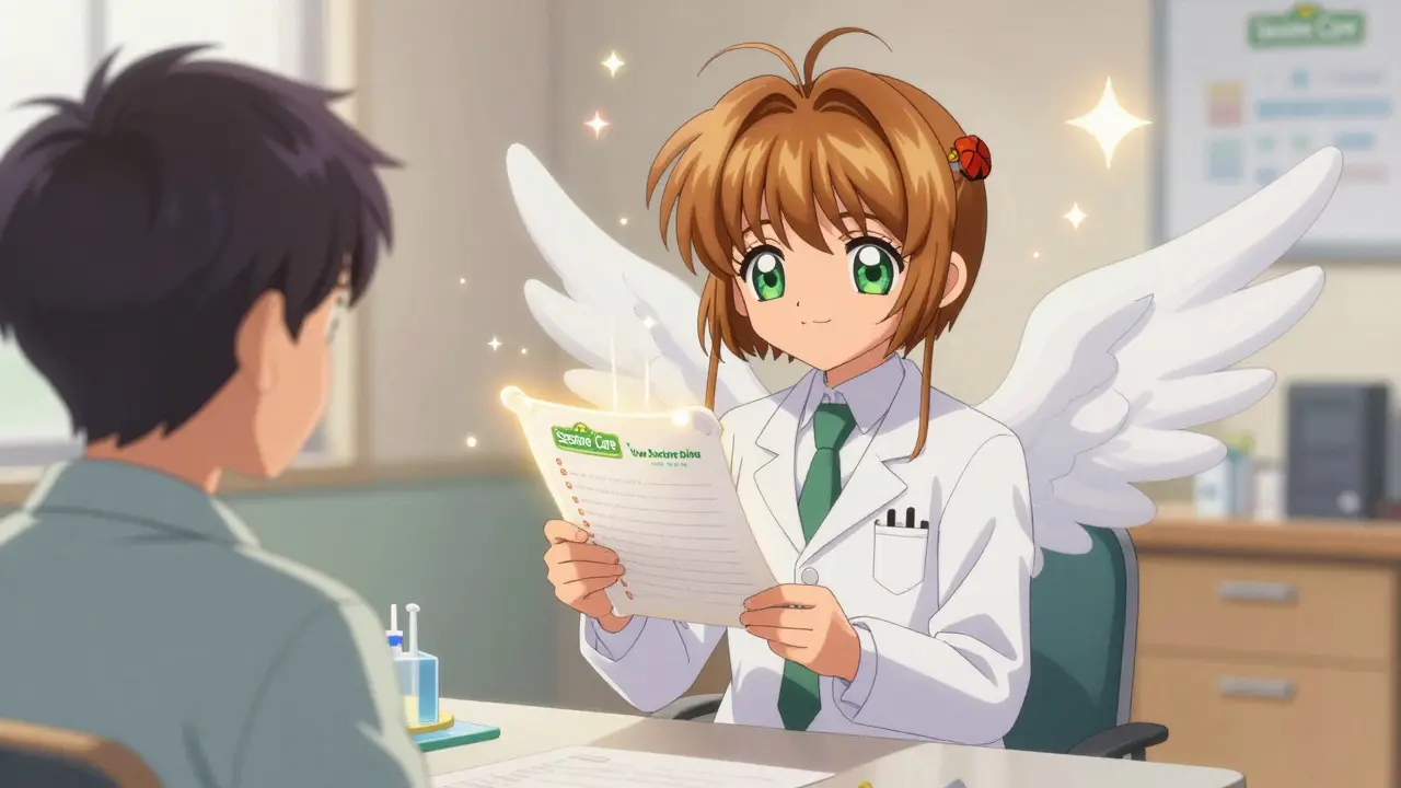 Magical doctor providing safe telehealth prescription