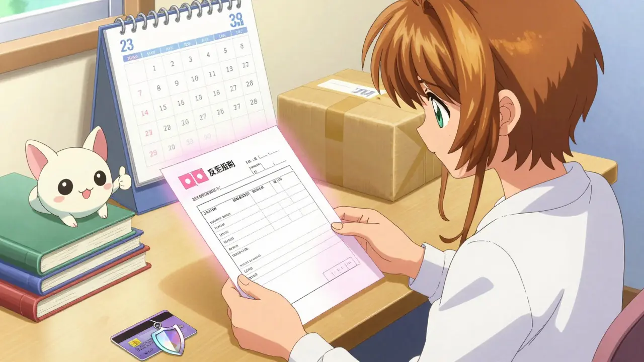 Girl securely ordering medication with prescription and shield