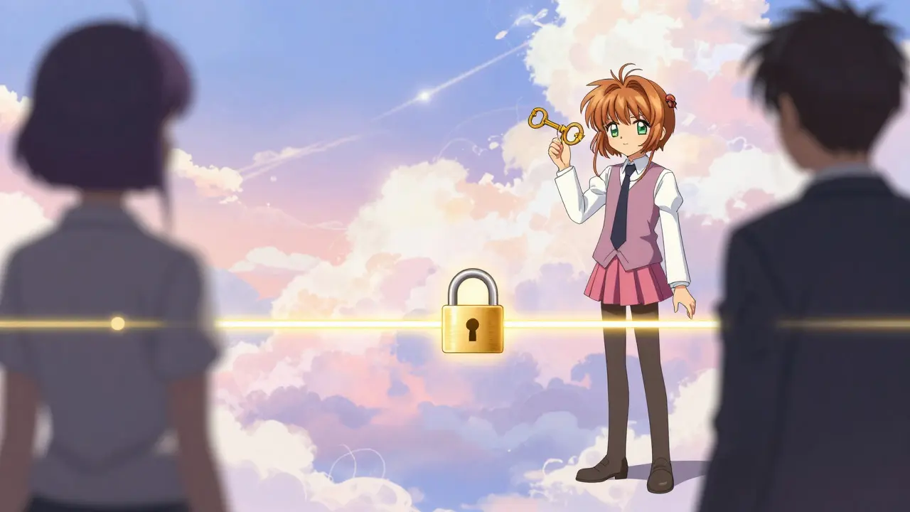 Two anime characters interacting with a glowing timeline representing strategic drug launches